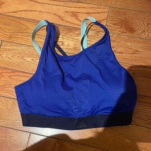 Blue Adidas Sports Bra